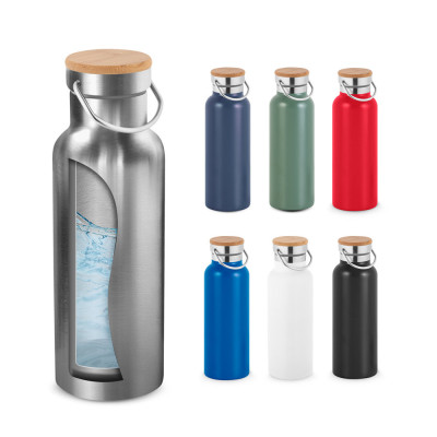 RAGNAR. Stainless steel (36 recycled) double-walled vacuum insulated bottle 570 mL